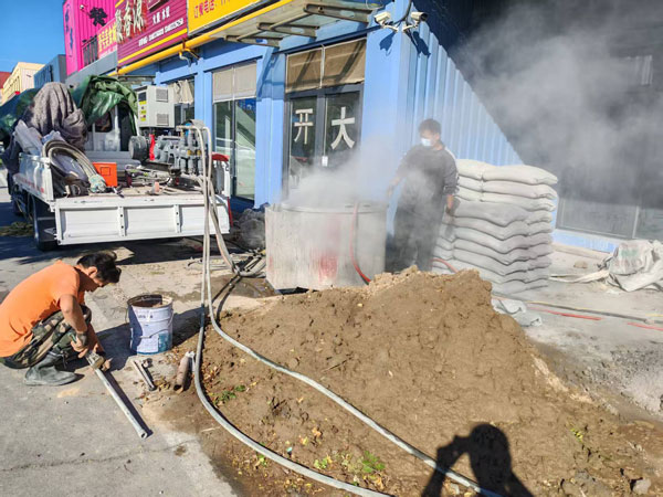 龙城顶管注浆加固